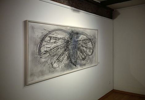 <h1>Stadtmuseum Crailsheim</h1><p>Flug 20: Zeichnung im Format 83 x 185 cm
in Kohle und Pastell</p>