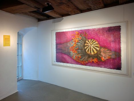 <h1>Stadtmuseum Crailsheim</h1><p>Die Bienoptik-Arbeit Mohnblüte heißt die Besucher willkommen
</p>